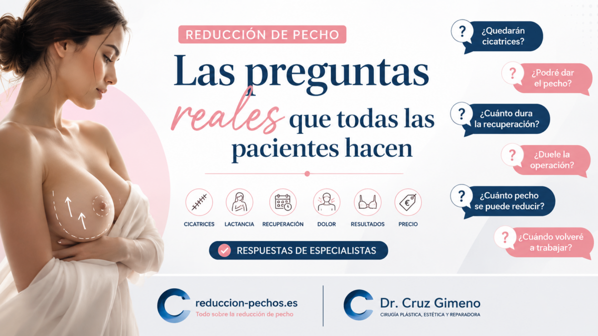 Reducción de pecho: preguntas reales | Reduccion-pechos.es